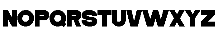 Last Days Regular Font UPPERCASE