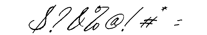 Last Friday Italic Font OTHER CHARS