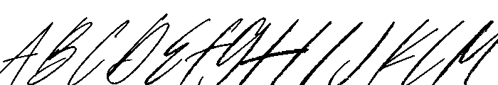 Last Friday Italic Font UPPERCASE