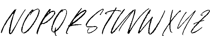 Last Friday Font UPPERCASE
