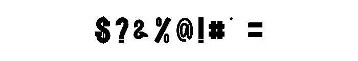 Lasvegas Font OTHER CHARS