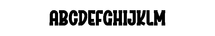 Lasvegas Font UPPERCASE
