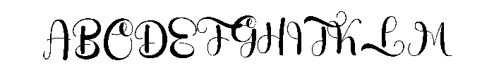 Latern Midnighty Font UPPERCASE