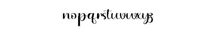 Latern Midnighty Font LOWERCASE
