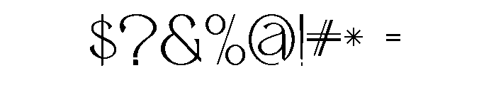 Latica Marcia Regular Font OTHER CHARS
