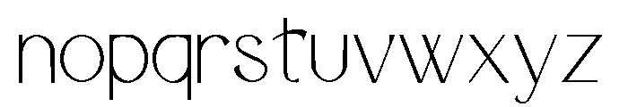 Latica Marcia Regular Font LOWERCASE