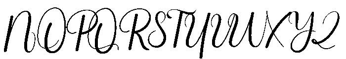 Latifia Midnighty Font UPPERCASE