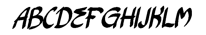Latinatino Font UPPERCASE