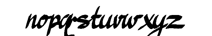 Latinatino Font LOWERCASE