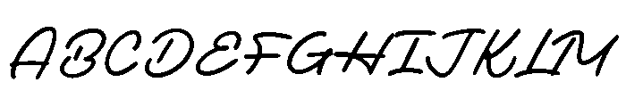 Latomys Font UPPERCASE