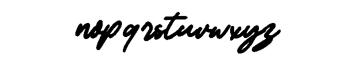 Latomys Font LOWERCASE
