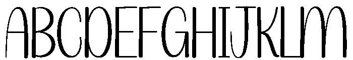 Latter Booking Font UPPERCASE