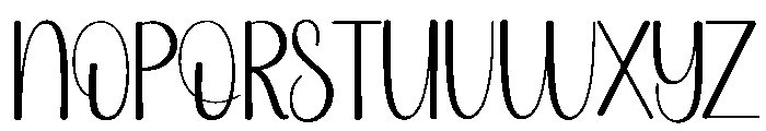 Latter Booking Font UPPERCASE