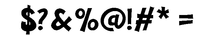 LaughingMattersAllCaps Font OTHER CHARS