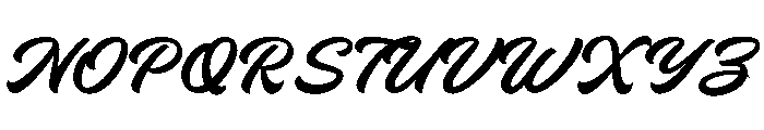 LaunaSaint Font UPPERCASE