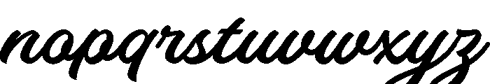 LaunaSaint Font LOWERCASE