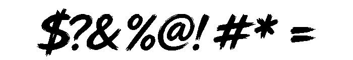 Launch Crack Regular Font OTHER CHARS