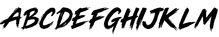 Launch Crack Regular Font UPPERCASE