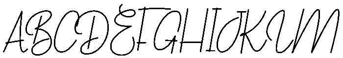 Laura Birthday Font UPPERCASE
