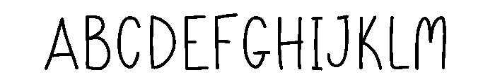 Laura Neat Font UPPERCASE