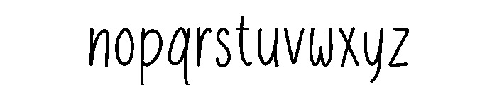 Laura Neat Font LOWERCASE