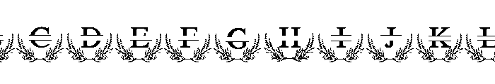 Laurel Family Font UPPERCASE