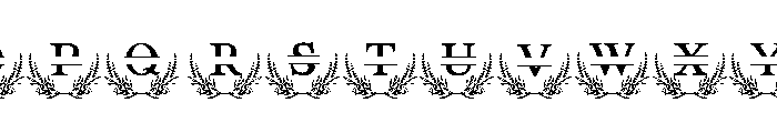 Laurel Family Font UPPERCASE