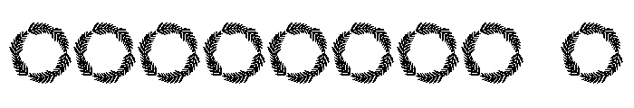 Laurelienne Monogram Font OTHER CHARS