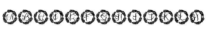Laurelienne Monogram Font UPPERCASE