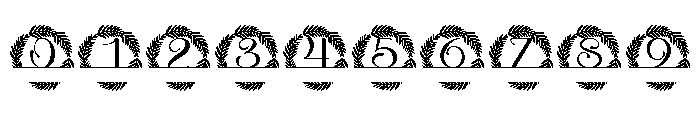 Laurelienne Split Monogram Font OTHER CHARS