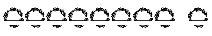 Laurelienne Split Monogram Font OTHER CHARS