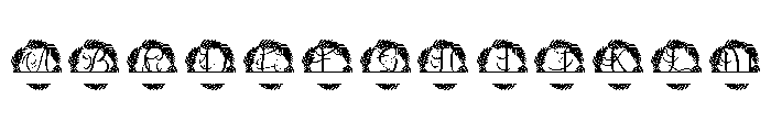 Laurelienne Split Monogram FONT