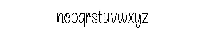 LaurenDoodle Font LOWERCASE
