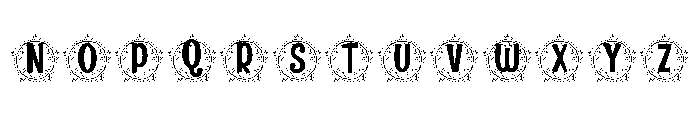 Laurentis Monogram Font LOWERCASE