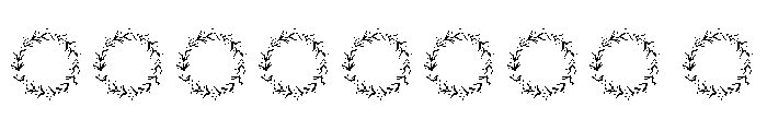 Lauressence Monogram Font OTHER CHARS