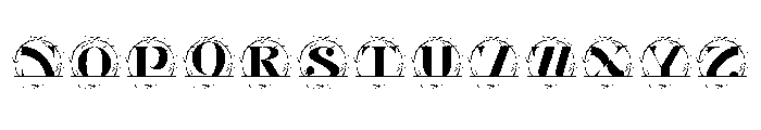 Laurion Split Monogram Font LOWERCASE