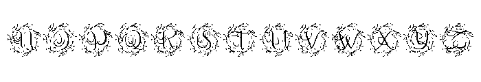 Laurisia Monogram Font UPPERCASE