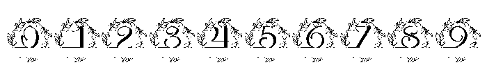 Laurisia Split Monogram Font OTHER CHARS
