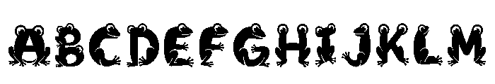 Lavend Regular Font UPPERCASE