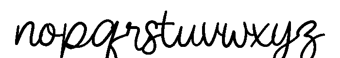 Lavendar Ground Font LOWERCASE