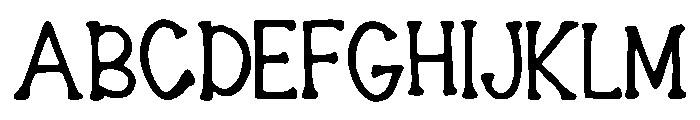 Lavender1 Font UPPERCASE