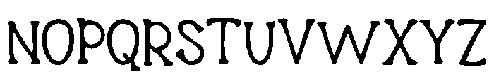 Lavender1 Font UPPERCASE