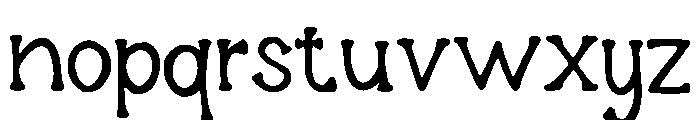 Lavender1 Font LOWERCASE