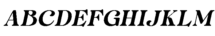 Laveno Qauline Italic Font UPPERCASE