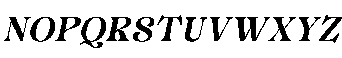 Laveno Qauline Italic Font UPPERCASE