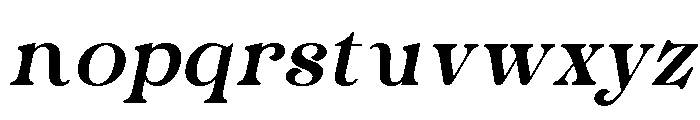 Laveno Qauline Italic Font LOWERCASE