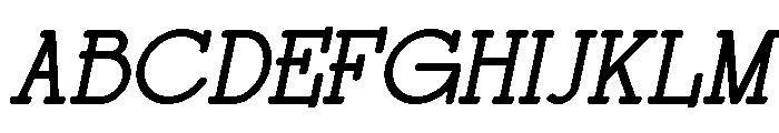 Laveto Italic Font UPPERCASE