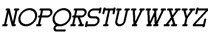 Laveto Italic Font UPPERCASE