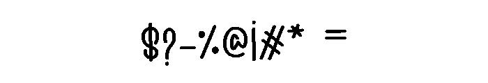 Lavojoy Font OTHER CHARS