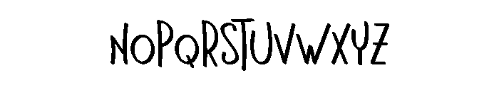 Lavojoy Font LOWERCASE